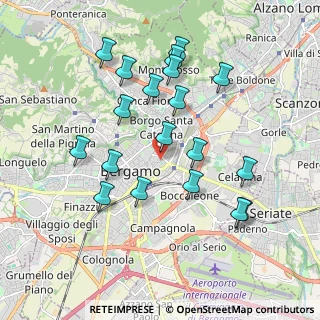 Mappa Via dei Cappuccini, 24121 Bergamo BG, Italia (1.88842)