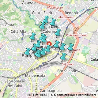 Mappa Via dei Cappuccini, 24121 Bergamo BG, Italia (0.666)