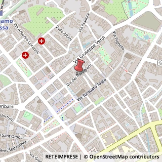 Mappa Via dei Partigiani, 8, 24121 Bergamo, Bergamo (Lombardia)