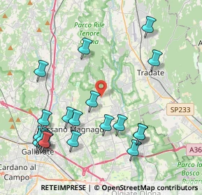 Mappa Via Torino, 21050 Cairate VA, Italia (4.69421)
