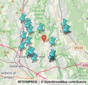 Mappa Via Torino, 21050 Cairate VA, Italia (3.5705)