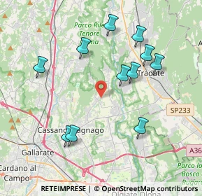 Mappa Via Torino, 21050 Cairate VA, Italia (3.96636)