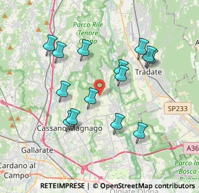 Mappa Via Torino, 21050 Cairate VA, Italia (3.44)