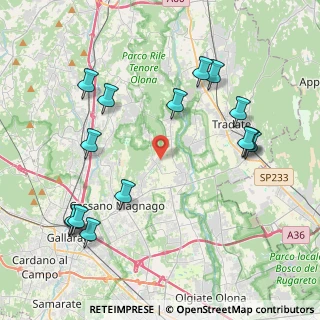 Mappa Via Torino, 21050 Cairate VA, Italia (4.696)