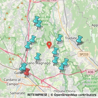 Mappa Via Torino, 21050 Cairate VA, Italia (4.24333)