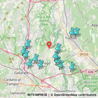 Mappa Via Torino, 21050 Cairate VA, Italia (4.00462)