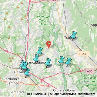 Mappa Via Torino, 21050 Cairate VA, Italia (4.58727)