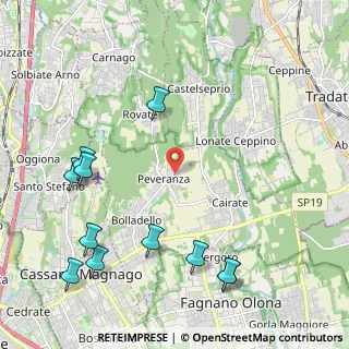 Mappa Via Torino, 21050 Cairate VA, Italia (2.71545)