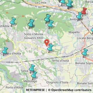 Mappa Via Giudici Falcone e Borsellino, 24039 Sotto il Monte Giovanni XXIII BG, Italia (3.2775)