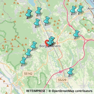 Mappa Via Edera, 28021 Borgomanero NO, Italia (4.51733)