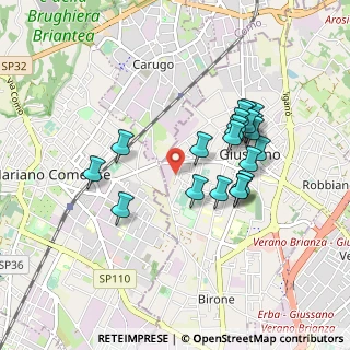 Mappa Via Fratelli Cervi, 20833 Giussano MB, Italia (0.813)