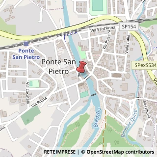 Mappa Via Giuseppe Garibaldi, 7, 24036 Ponte San Pietro, Bergamo (Lombardia)