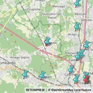Mappa Via Monte Grappa, 21010 Besnate VA, Italia (3.57462)