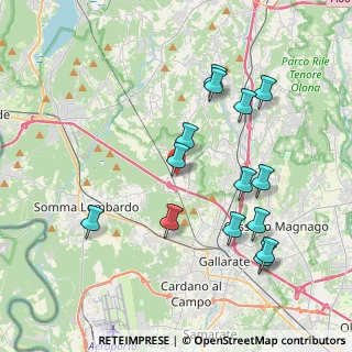 Mappa Via Monte Grappa, 21010 Besnate VA, Italia (3.995)