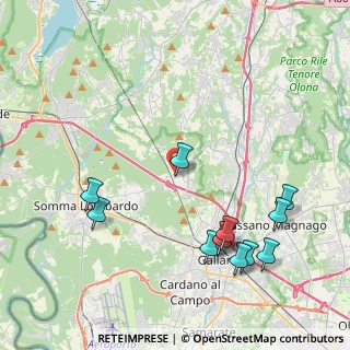 Mappa Via Monte Grappa, 21010 Besnate VA, Italia (4.75083)
