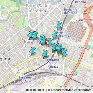 Mappa Piazza S.Anna, 24121 Bergamo BG, Italia (0.276)