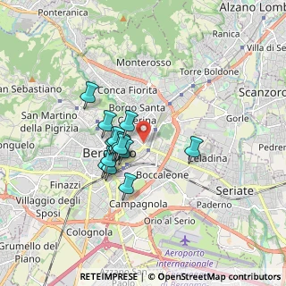 Mappa Piazza S.Anna, 24121 Bergamo BG, Italia (1.28357)