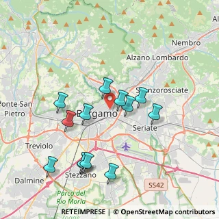 Mappa Piazza S.Anna, 24121 Bergamo BG, Italia (3.75615)