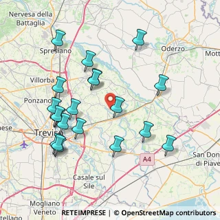 Mappa Via Valdrigo, 31048 San Biagio di Callalta TV, Italia (8.2395)