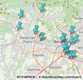 Mappa Curno, 24030 Mozzo BG, Italia (4.67467)