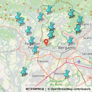 Mappa Curno, 24030 Mozzo BG, Italia (4.996)