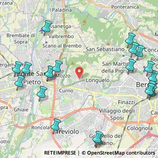 Mappa Curno, 24030 Mozzo BG, Italia (3.118)