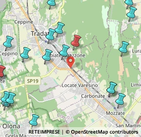 Mappa Via Fiume, 21049 Tradate VA, Italia (3.0505)