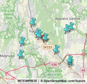 Mappa Via Fiume, 21049 Tradate VA, Italia (3.64)