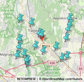 Mappa Via Fiume, 21049 Tradate VA, Italia (4.18316)