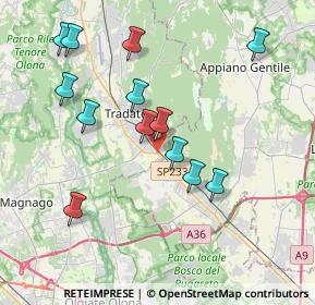 Mappa Via Fiume, 21049 Tradate VA, Italia (3.83231)