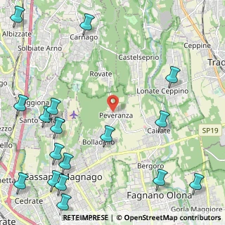 Mappa Via N. Paganini, 21050 Cairate VA, Italia (3.26706)