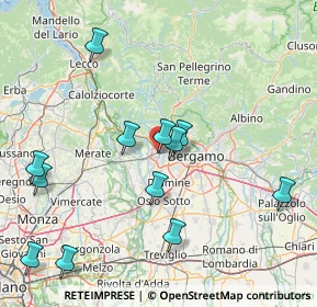 Mappa Via XXIV Maggio, 24036 Ponte San Pietro BG, Italia (17.36917)