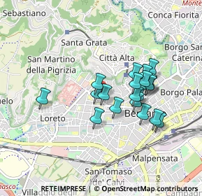 Mappa Via Generale Alberico Albricci, 24128 Bergamo BG, Italia (0.7195)