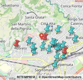 Mappa Via Generale Alberico Albricci, 24128 Bergamo BG, Italia (0.9165)