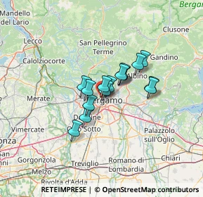 Mappa Via Generale Alberico Albricci, 24128 Bergamo BG, Italia (8.17067)