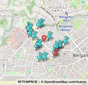 Mappa Via Generale Alberico Albricci, 24128 Bergamo BG, Italia (0.336)