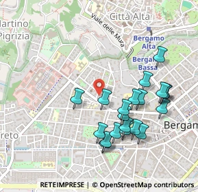 Mappa Via Generale Alberico Albricci, 24128 Bergamo BG, Italia (0.476)