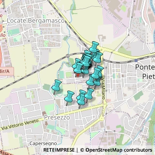 Mappa Via Giosuè Carducci, 24036 Ponte San Pietro BG, Italia (0.2)