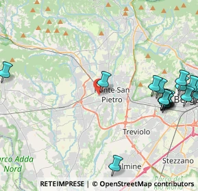 Mappa Via Giosuè Carducci, 24036 Ponte San Pietro BG, Italia (5.744)