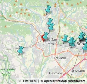 Mappa Via Giosuè Carducci, 24036 Ponte San Pietro BG, Italia (5.7045)