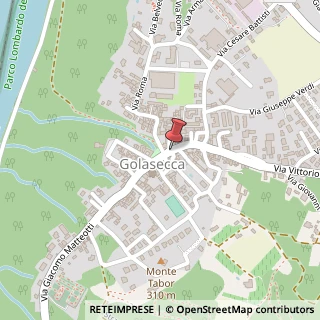 Mappa Via Borsellino, 88, 21010 Golasecca, Varese (Lombardia)
