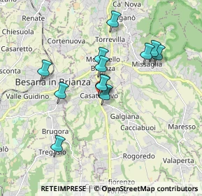 Mappa Via Giuseppe Verdi, 23880 Casatenovo LC, Italia (1.54)
