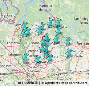 Mappa Via Giuseppe Verdi, 23880 Casatenovo LC, Italia (10.933)