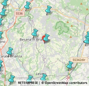 Mappa Via Giuseppe Verdi, 23880 Casatenovo LC, Italia (7.2495)