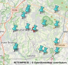 Mappa Via Giuseppe Verdi, 23880 Casatenovo LC, Italia (4.62125)