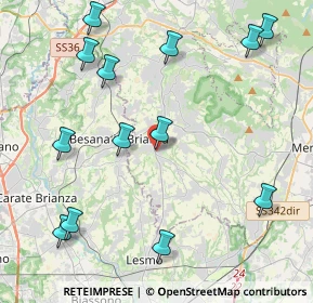 Mappa Via Giuseppe Verdi, 23880 Casatenovo LC, Italia (5.04538)