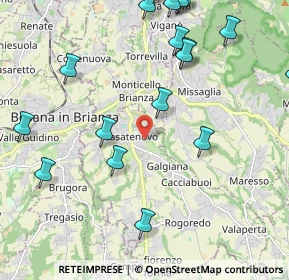 Mappa Via Antonio Vivaldi, 23880 Casatenovo LC, Italia (2.7425)