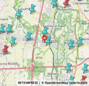 Mappa Via Sempione, 22074 Lomazzo CO, Italia (3.236)