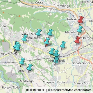 Mappa Via Bedesco, 24039 Sotto il Monte Giovanni XXIII BG, Italia (2.15111)