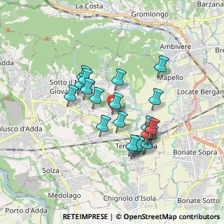 Mappa Via Bedesco, 24039 Sotto il Monte Giovanni XXIII BG, Italia (1.4615)